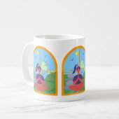 Yoga Girl Kaffeetasse (Vorderseite Links)