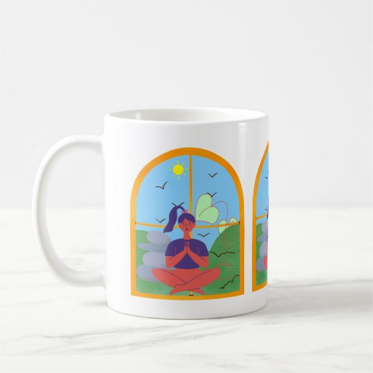 Yoga Girl Kaffeetasse (Links)