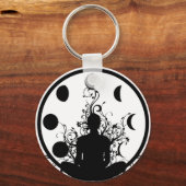 Yoga Girl Key Chain Schlüsselanhänger (Vorderseite)