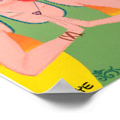 Yoga Girl - Kunstdruckerei Poster (Ecke)