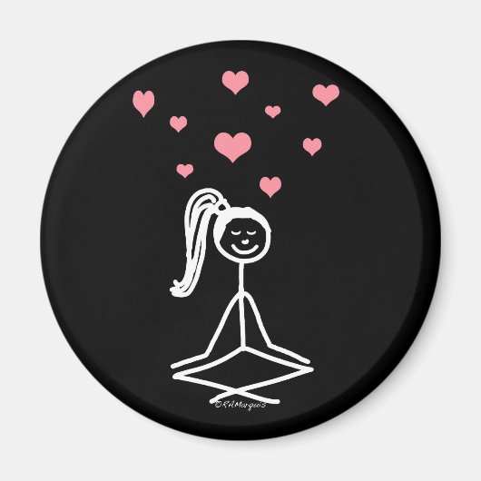 Yoga Girl Magnet (Vorne)