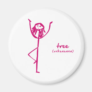 Yoga-Girl-Magnet Magnet