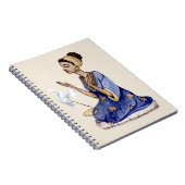 Yoga Girl | Meditation | Yoga Illustration Notizblock (Rechte Seite)