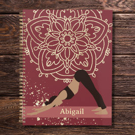 Yoga Girl Modern Mandala Magenta Gold Planer