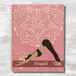 Yoga Girl Modern Mandala Rose Pink Gold Planer
