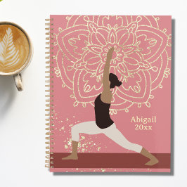 Yoga Girl Modern Mandala Rose Pink Gold Planer