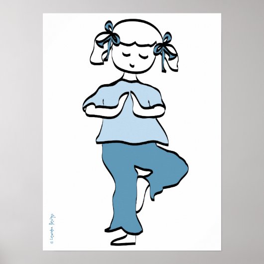 Yoga Girl Poster (Vorne)