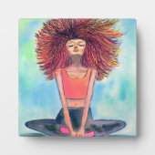 Yoga Girl Serenity Art Fotoplatte (Vorderseite)