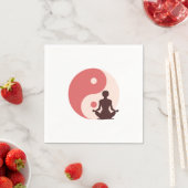 Yoga Girl Serviette (Beispiel)