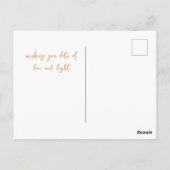 Yoga Girl Sun Nachmittag Lichtbutterfly Postkarte (Rückseite)