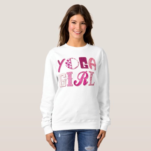 YOGA GIRL SWEATSHIRT (Vorne ganz)