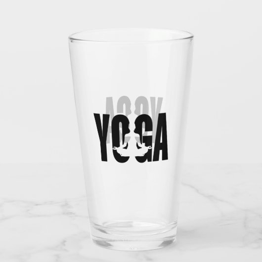 Yoga. Glas (Rückseite)
