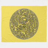 YOGA GLAS FLEECEDECKE (Vorderseite (Horizontal))