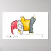 Yoga Gnome Poster - Star-Pose (Vorne)