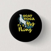 Yoga Goat Goatyoga Button (Vorderseite)