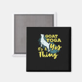 Yoga Goat Goatyoga Magnet (Vorderseite/Rückseite)