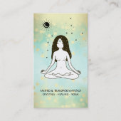 *~* Yoga Goddess Celestial Moon Magic Boho 3. Auge Visitenkarte (Vorderseite)