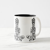 Yoga Goddess Tasse - Ethnischer Meditationskaffee (VorderseiteRechts)