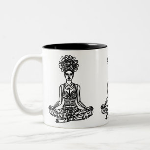 Yoga Goddess Tasse - Ethnischer Meditationskaffee