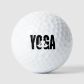 Yoga. Golfball (Vorderseite)