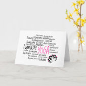 Yoga-Gruß Karte (Gelbe Blume)