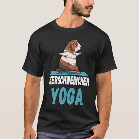 Yoga-Guinea Schweinetätigkeit für Guinea T-Shirt (Vorderseite)