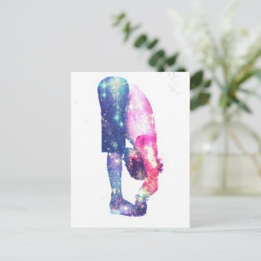 Yoga Guru Serie Postkarte (Stehend Vorderseite)