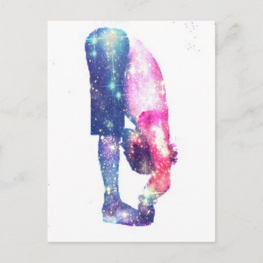 Yoga Guru Serie Postkarte (Vorderseite)