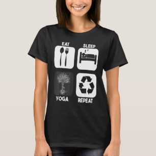 Yoga Gym Fitness Meditation Music Workout Übung T-Shirt