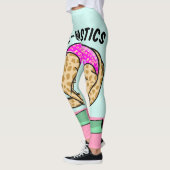 Yoga-Gymnastik-Giraffe für den Cartoon Leggings (Links)