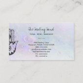 *~* Yoga.  Hamsa Hand Fatima Kraters of Moon Visitenkarte (Rückseite)