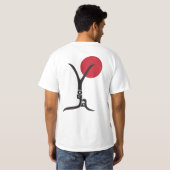 Yoga Hand Letting Shirt (Schwarz voll)