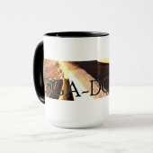 Yoga-Handelnd Kaffee-Tasse Tasse (Vorderseite Links)