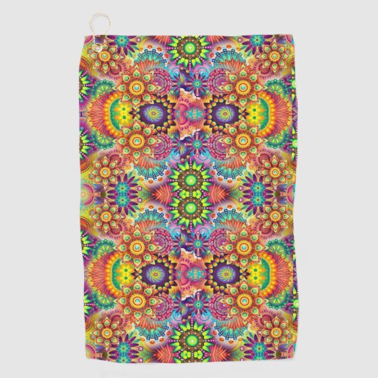 Yoga Handtuch mit Taschenklammer Artistik (Vorderseite)