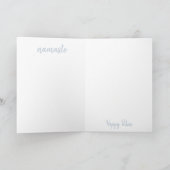 Yoga Happy Vibes Namaste OM Grußkarte Karte (Innenseite)