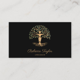 Yoga-Heiler Busi, Lebensbaum des Lebenstherapeuten Visitenkarte