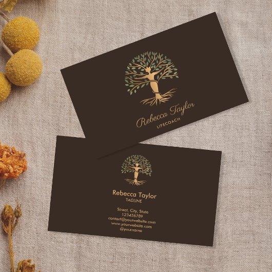 Yoga-Heiler des Lebenstherapeuten Visitenkarte