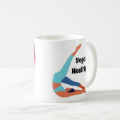 Yoga Heilung gesund Kaffeetasse (VorderseiteRechts)