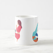 Yoga Heilung gesund Kaffeetasse (Mittel)