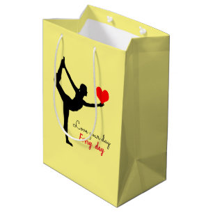 Yoga Herz & Liebe Ihr Tag Jeden Tag / Yogini Mittlere Geschenktüte