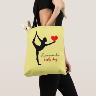 Yoga Herz & Liebe Ihr Tag Jeden Tag / Yogini Tasche