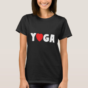Yoga Herz Liebe Yogi Fitness T-Shirt
