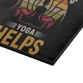 Yoga hilft im Leben Schneidebrett (Ecke)
