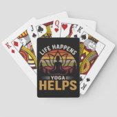 Yoga hilft im Leben Spielkarten (Rückseite)