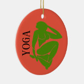 YOGA, Hinzufügen, Bearbeiten Keramik Ornament (Rechts)