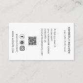 Yoga Holistic Coach Visitenkarte (Rückseite)