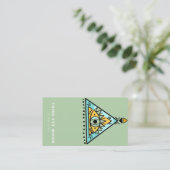 Yoga Holistic Coach Visitenkarte (Stehend Vorderseite)