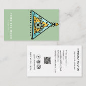 Yoga Holistic Coach Visitenkarte (Vorne/Hinten)