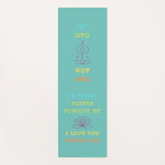 Yoga Ho'OPONOPONO-Teppich Yogamatte