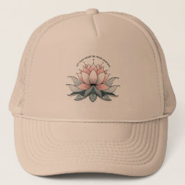 Yoga Illustration Trucker Hat Truckerkappe